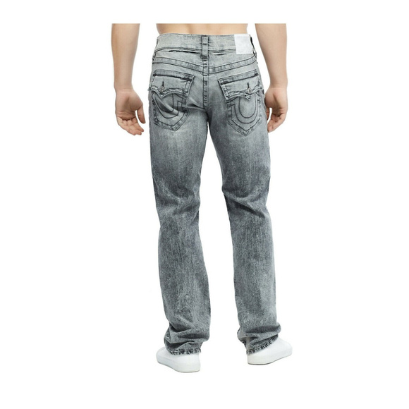True Religion Men's Straight Leg Stretch Jeans - Picture 4 of 5